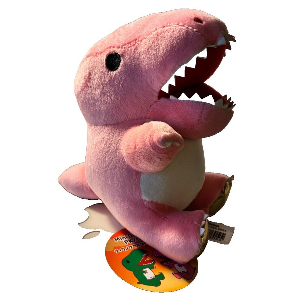 ICHI Dino T-Rex Pink Gold Dinosaur 5.5" Mini Plush 2025 Round 1 Bowling Arcade